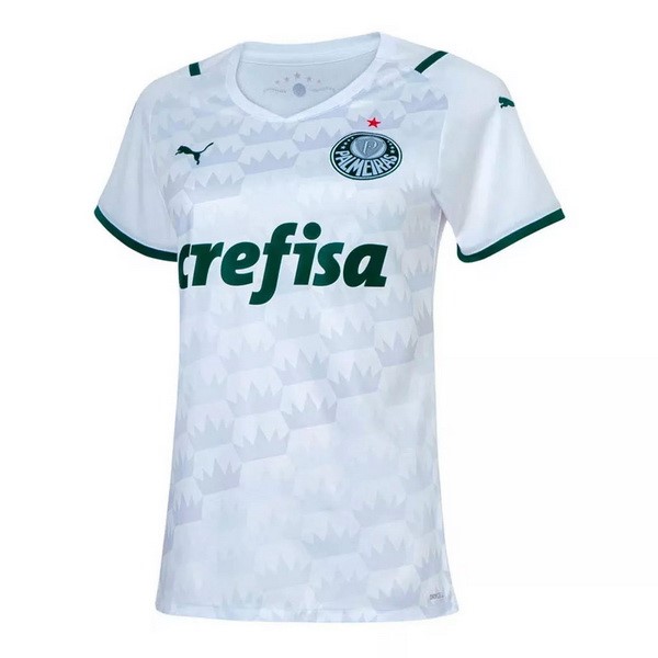 Camiseta Palmeiras 2ª Mujer 2021 2022 Blanco